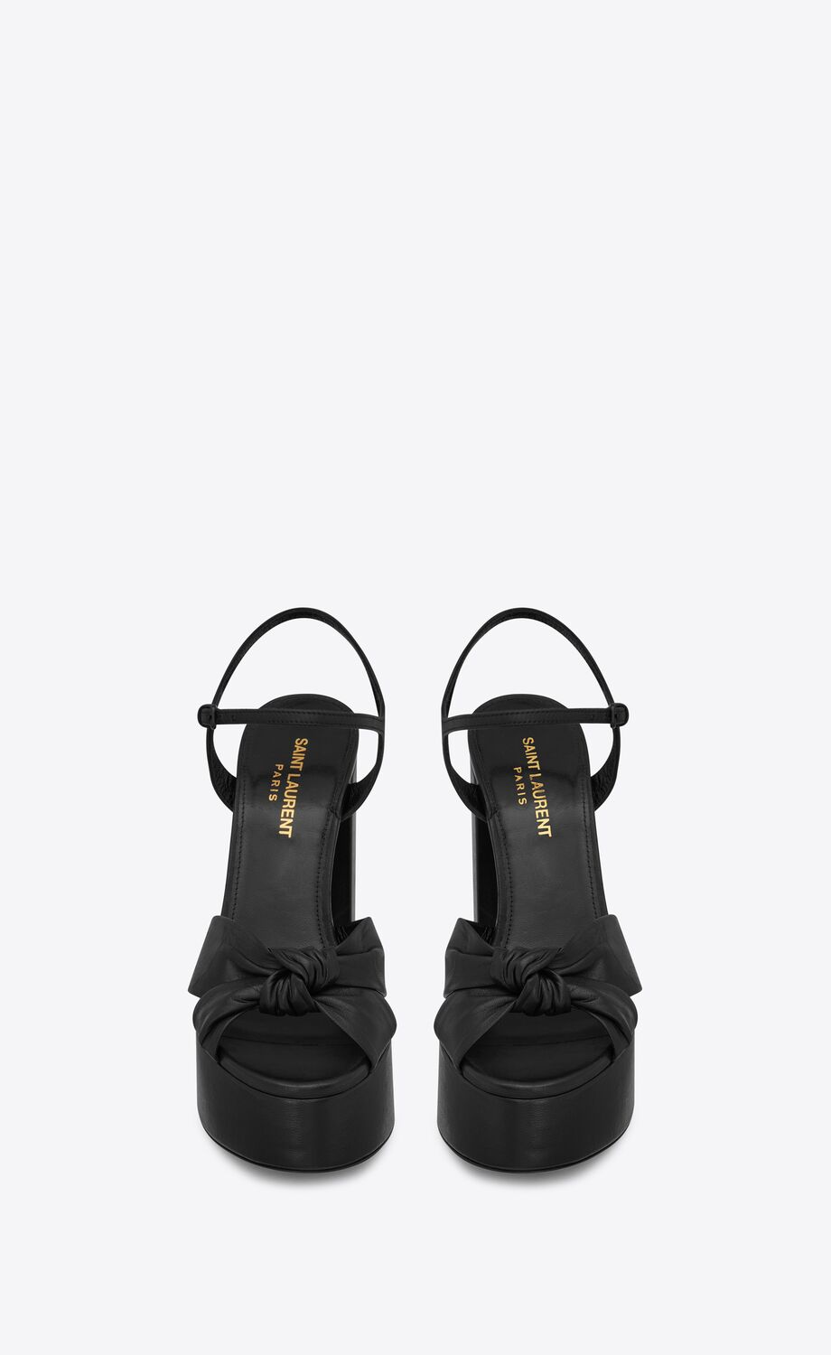 BIANCA PLATFORM SANDALS IN SMOOTH LEATHER